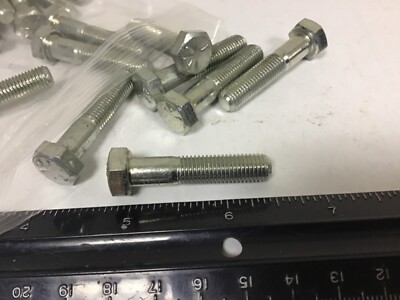 Qty(30)  5/16-24 X 1 1/2'' Zinc Plated Grade 5 Hex Head Screws