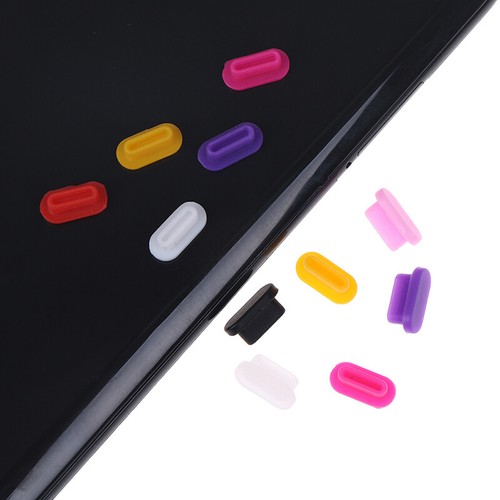 5Pcs colorful silicone anti dust cover stopper dustproof type-c dust pl*wl - Zdjęcie 6 z 8