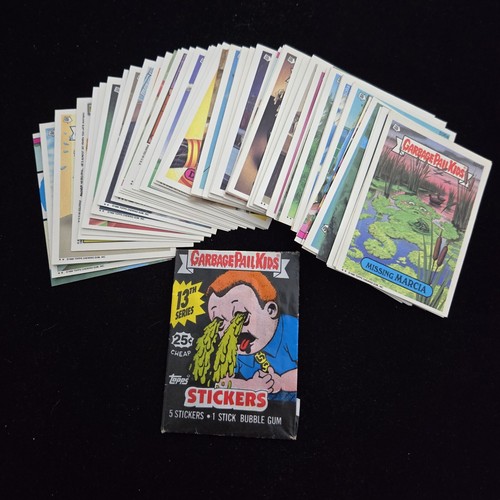 1988 Topps Garbage Pail Kids 13th Serie 13 Sticker Set 80 GPK No Variant Wrapper
