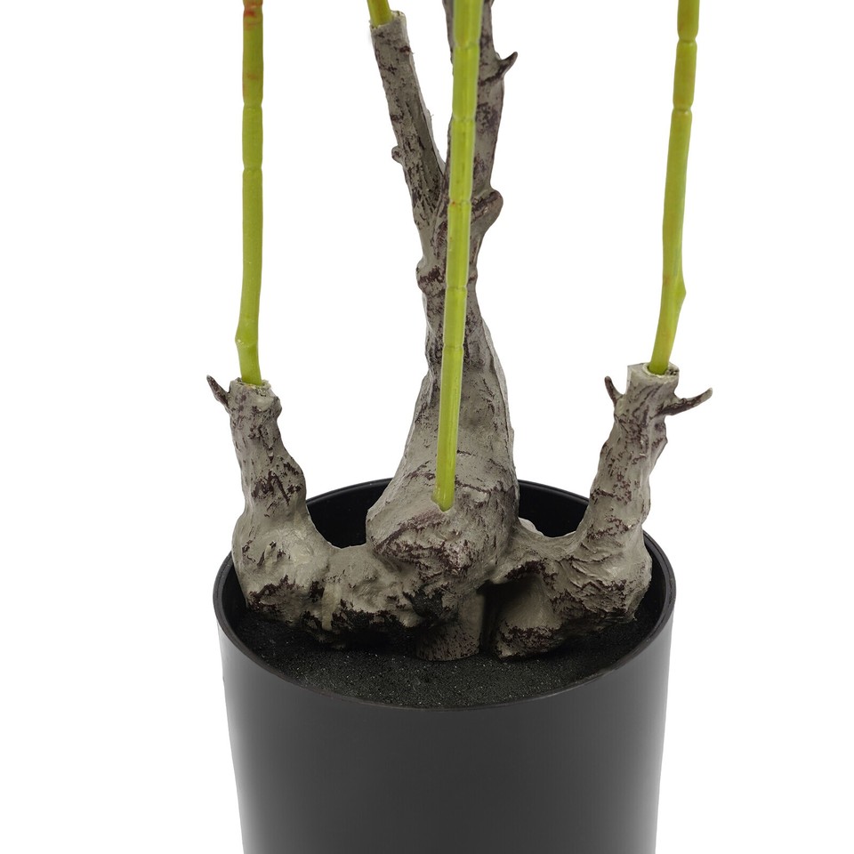 2 Pieces Artificial Rose Tree, Fake?Flowers Tree, Artificial Flower ...