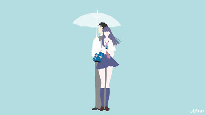 Anime After The Rain  Gaming Mat Desk 49097