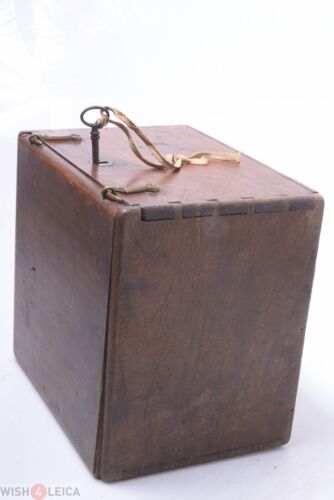 ✅ BELLIENI JUMELLE? CAMERA MAKERS CASE 23X24X18CM, 9X9.4X7INCH EARLY C.1890, KEY - Picture 8 of 11