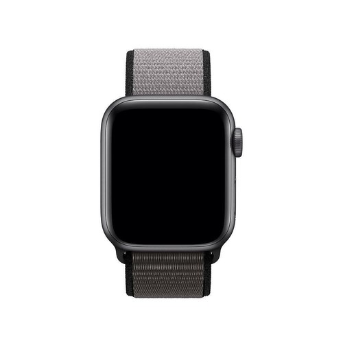 Véritable Apple Montre Nylon Sport Boucle Bracelet Bande 38mm/40mm - Ancre Gris - Photo 4 sur 8