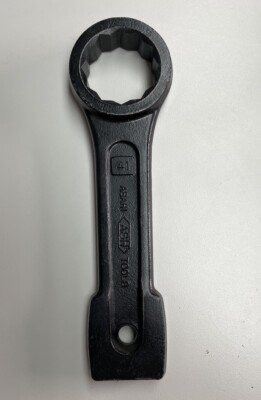 ASAHI TOOLS DR0041 Box End 41MM Straight Striking Wrench, Chrome-Vanadium