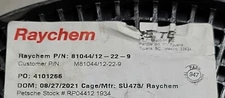 Raychem/TE M81044/12-22-9 #22awg XLPA/XLPVDF 150C/600V Milspec Wire White /100ft
