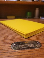 Fly Tying Foam 2mm YELLOW 8.5"X5.5" 6PK.