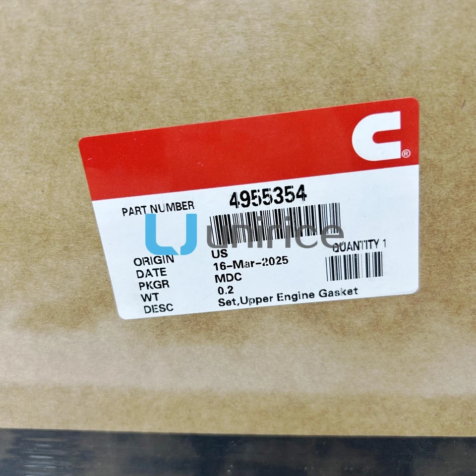 For 07-12 Dodge Ram 3500 6.7L Cummins Cylinder Head Gasket Set Kit 4955354 - Image 2 of 4