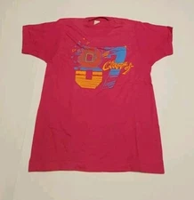 Vintage Single Stitch Screen Stars Best Class of 1987 T Shirt Pink M