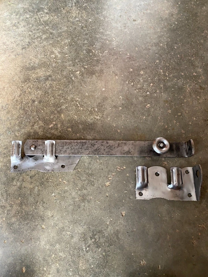 Ancien fermoir en fer pour porte volet,verrou loquet serrure - Photo 4/4