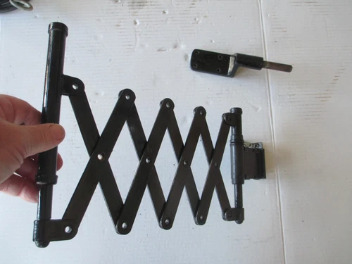 Antique Scissor Accordion Folding Arm Bracket Light Machine Wall Mount     C76