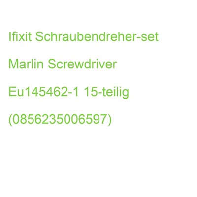 Ifixit Schraubendreher-set Marlin Screwdriver Eu145462-1 15-teilig (085623500659