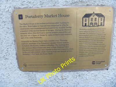 Foto 12x8 Das Markthaus [3] Portaferry Die Informationstafel beigefügt c2015