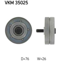 SKF Umlenkrolle, Keilrippenriemen VKM 35025