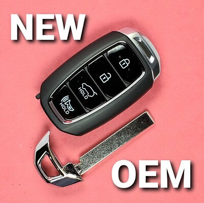 New OEM 2020 - 2021 Hyundai Kona Smart Key 4B Hatch - TQ8-FOB-4F19 (95440-J9001)