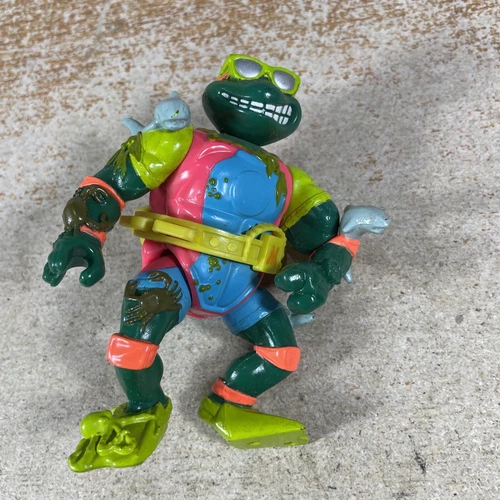 Michelangelo Scuba Sewer Surfing Kowabunga TMNT Teenage Mutant Ninja Turtle VTG