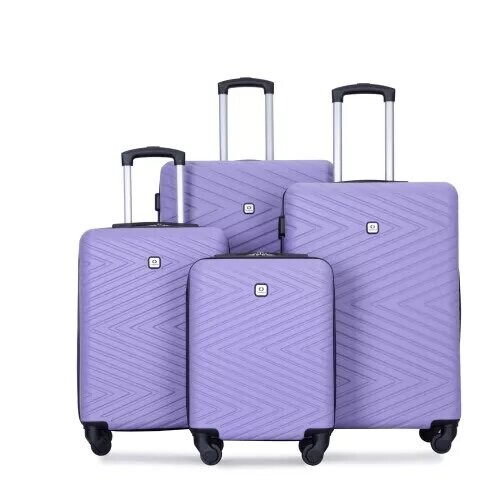 Flight Suitcase Travel Luggage 4pcs Set Spinner Wheels Lock Carry Boarding Bags - Picture 100 of 120