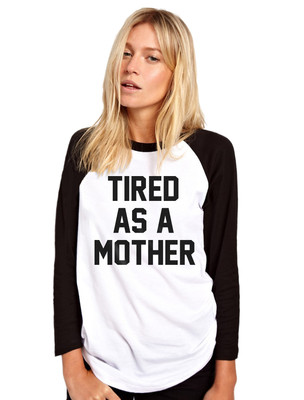 Müde als Mutter - Neues Mama Mama Damen Baseball Top