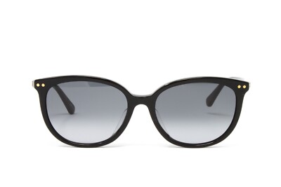 Kate Spade Sunglasses with Dark Gray Lenses Kate Spade VALERIA Cat Eye Black Frame / Dark Gray Lenses  main image 4
