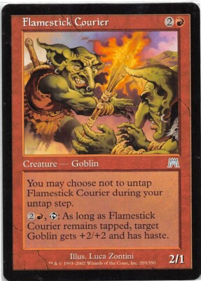 Flamestick Courier *Uncommon* Magic MtG x1 Onslaught MP