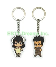 Set of 2 Dr. Stone Anime Acrylic Keychain Taiju Ooki, Yuzuriha v2