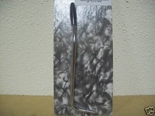 NEW - Tremolo Arm With Black Tip, Fits USA Tremolo - CHROME