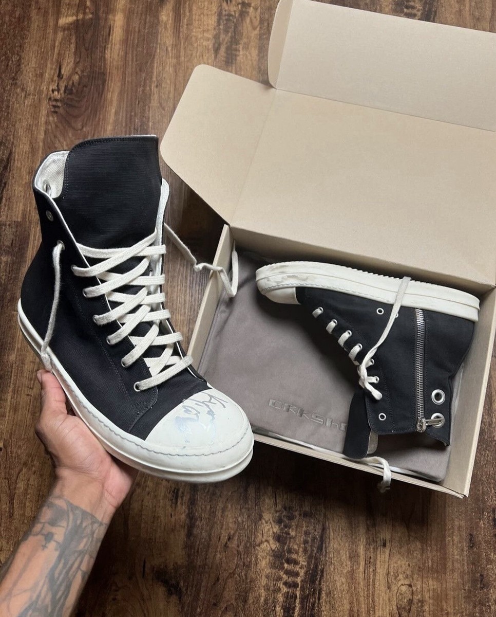 Ken Carson Signed Rick Owens DRKSHDW Ramones High Top Ken Carson Signed Rick Owens DRKSHDW Ramones High Top