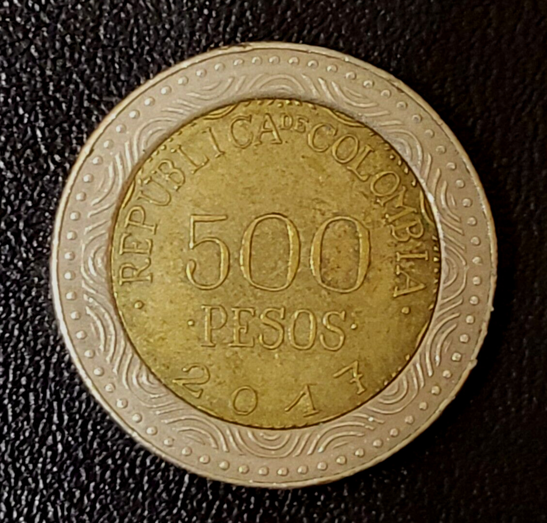 Colombia 500 pesos 2017 SOB