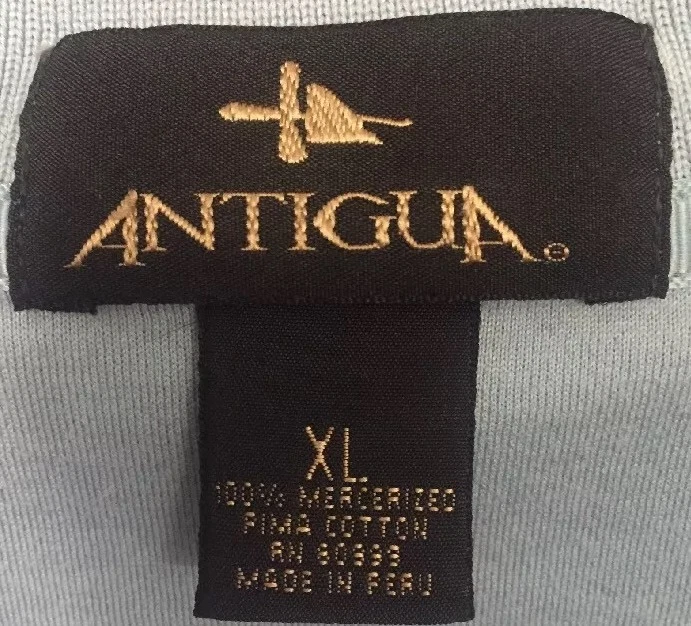 Antigua 2006 PGA Championship Medinah Golf Club Polo Azul Rayas Para Hombre XL Foto 4 de 4