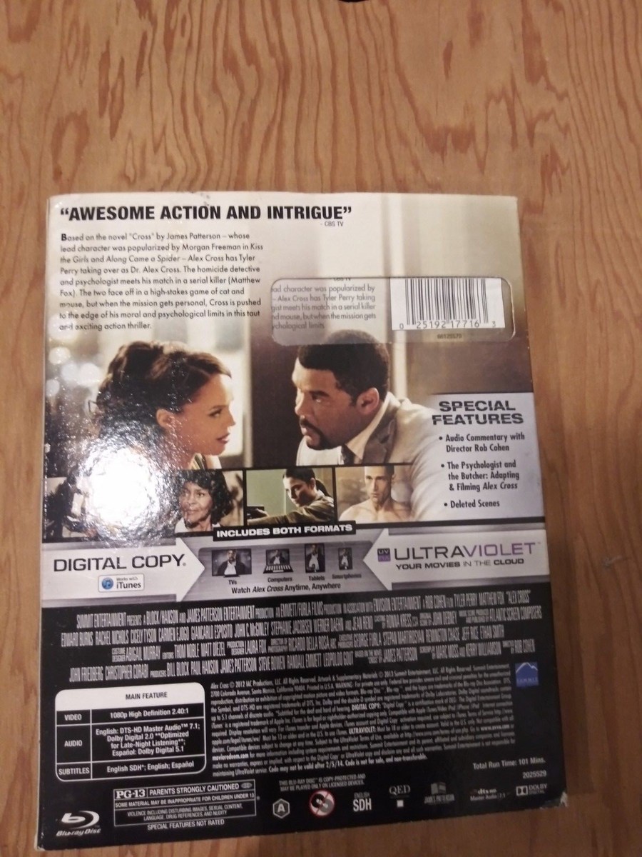 Alex Cross (Blu-ray Disc, 2013) 25192177163| eBay