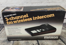 NOS Maxon Mx-1003 3 Channel FM Wireless Intercom