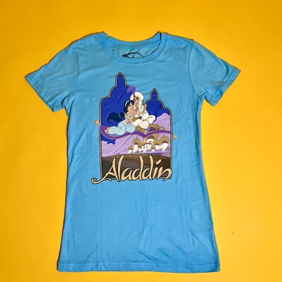 1*9様 Disney Aladdin 90s Tシャツ Vintage 90s Disney Aladdin Movie Promo T-shirt Size Medium
