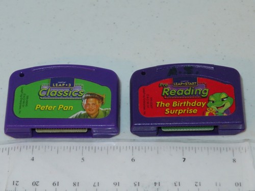 Lot 2 Leapfrog Leappad Storybook Game Cartridge Only Birthday Peter Pan - Picture 2 of 3