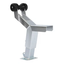 Adjustable Short Nose Boat Trailer Winch Stand With Roller Universal Galvanized