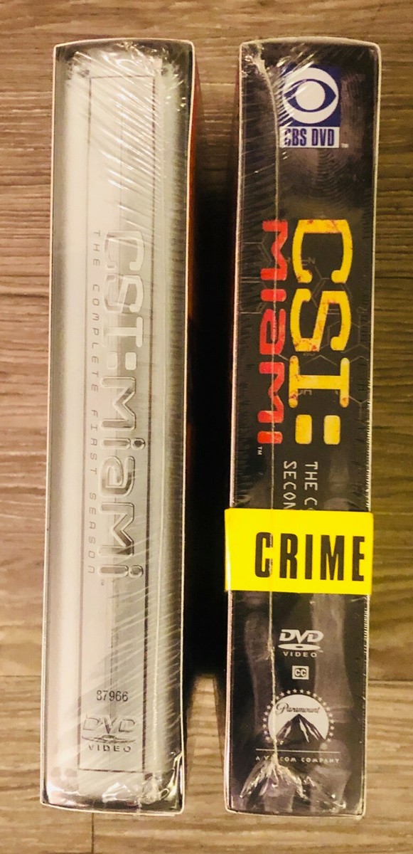 CSI: Miami The Complete Season 1 & 2 DVD Box Sets. BRAND NEW