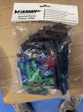 Fixman 100 Pack Plastic Horseshoe Packers Glazing Frame Door Window 1-6mm K2