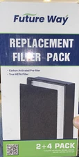 future way replacement filter 2+4 pack