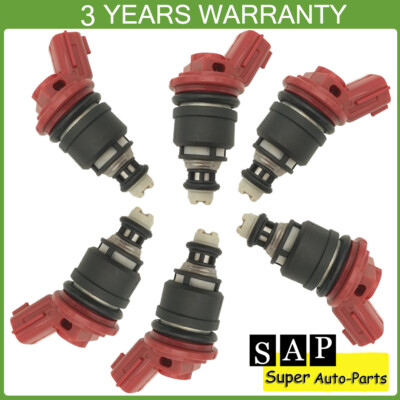 6X Fuel Injectors For Infiniti I30 1996-1999 Nissan Maxima 1992-1999 16600-96E01