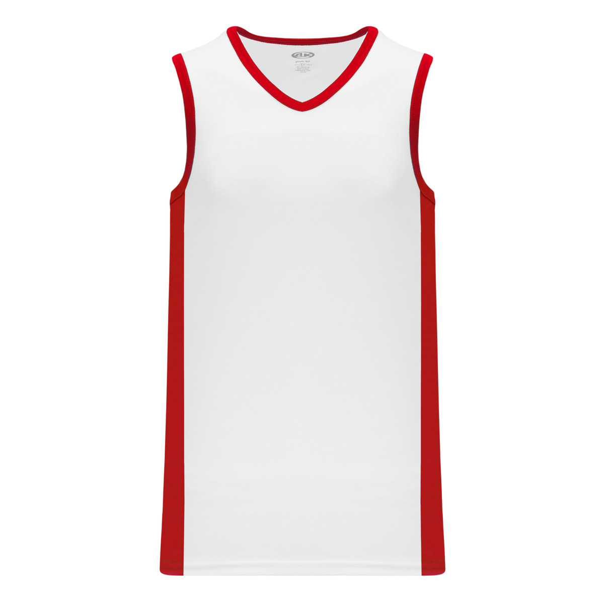 red blank basketball jersey