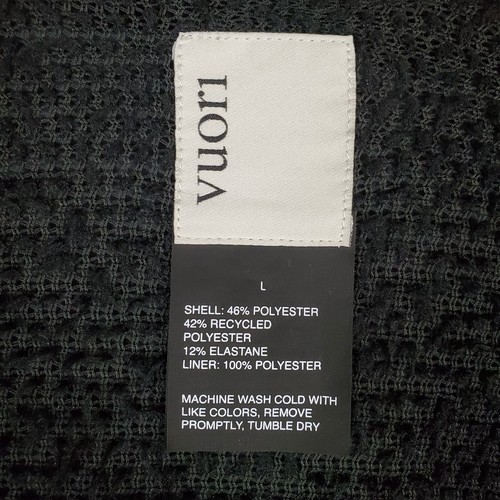 VUORI Size Large Mens Full Zip Polartec Alpha Lined Palomar Jacket Gray Stretch - Picture 8 of 17