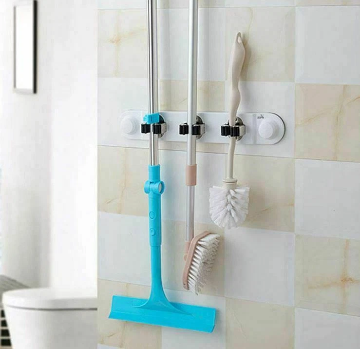 SUPPORTO DA MURO A VENTOSA PORTA SCOPE A GANCIO / MOLLA IN METALLO PORT. 4 Kg - Immagine 4 di 4