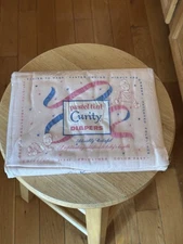 Vintage Diapers Curity Pastel Tints 21 X 40 Cloth Diapers 