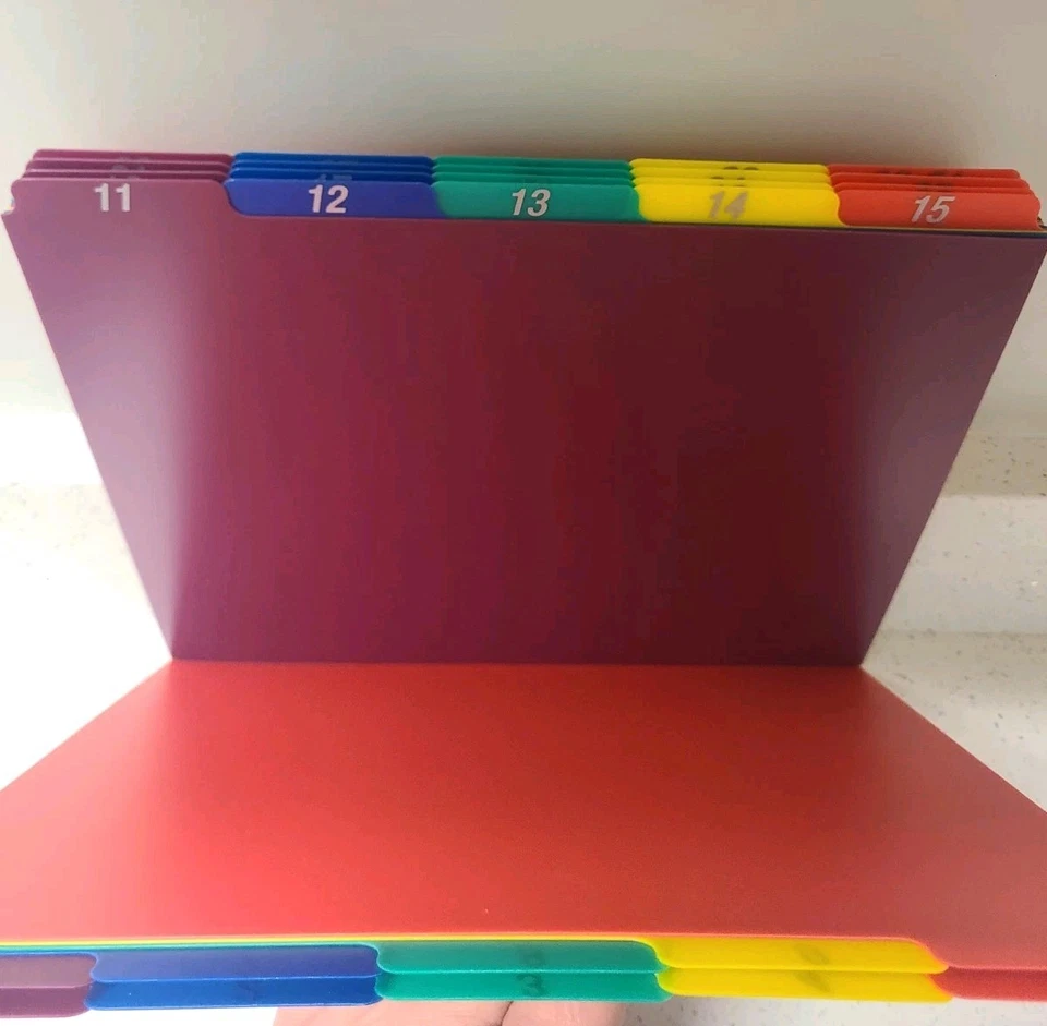 Pendaflex Top Tab File Guides Daily 1-31 1/5 Tab Polypropylene Letter set of 31 - Image 4 of 4