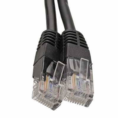 4m Schwarz Netzwerk Ethernet RJ45 Cat5E-CCA UTP Patchkabel 26AWG Kabel