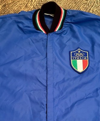 Regenjacke Radsport Vintage Italien Olympiade 80 für Heroica, NOS Gr. L