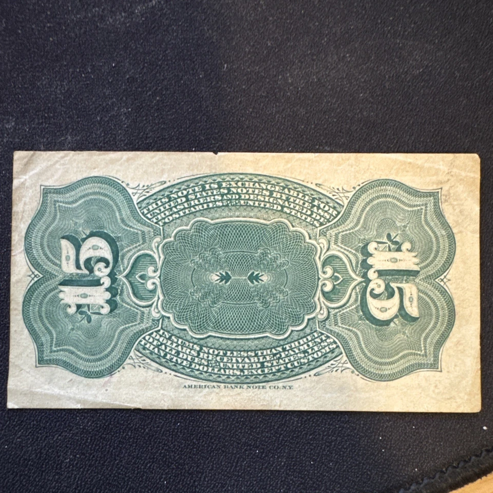 FR. 1271 15 FIFTEEN CENTS FOURTH ISSUE FRACTIONAL CURRENCY NOTE  - Image 2 of 2