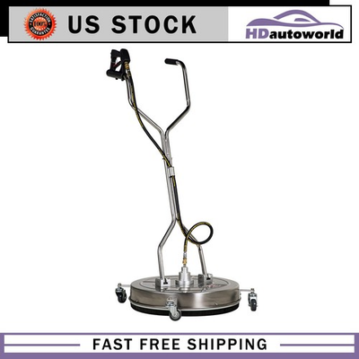 #ad 4000 psi 24quot; Pressure Washer Surface Cleaner with Handle amp; 4 Spinner Wheels 8GPM $229.12