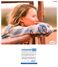 Mia Wasikowska 'Tracks' Signed 8x10 Photo 'Robyn' ACOA