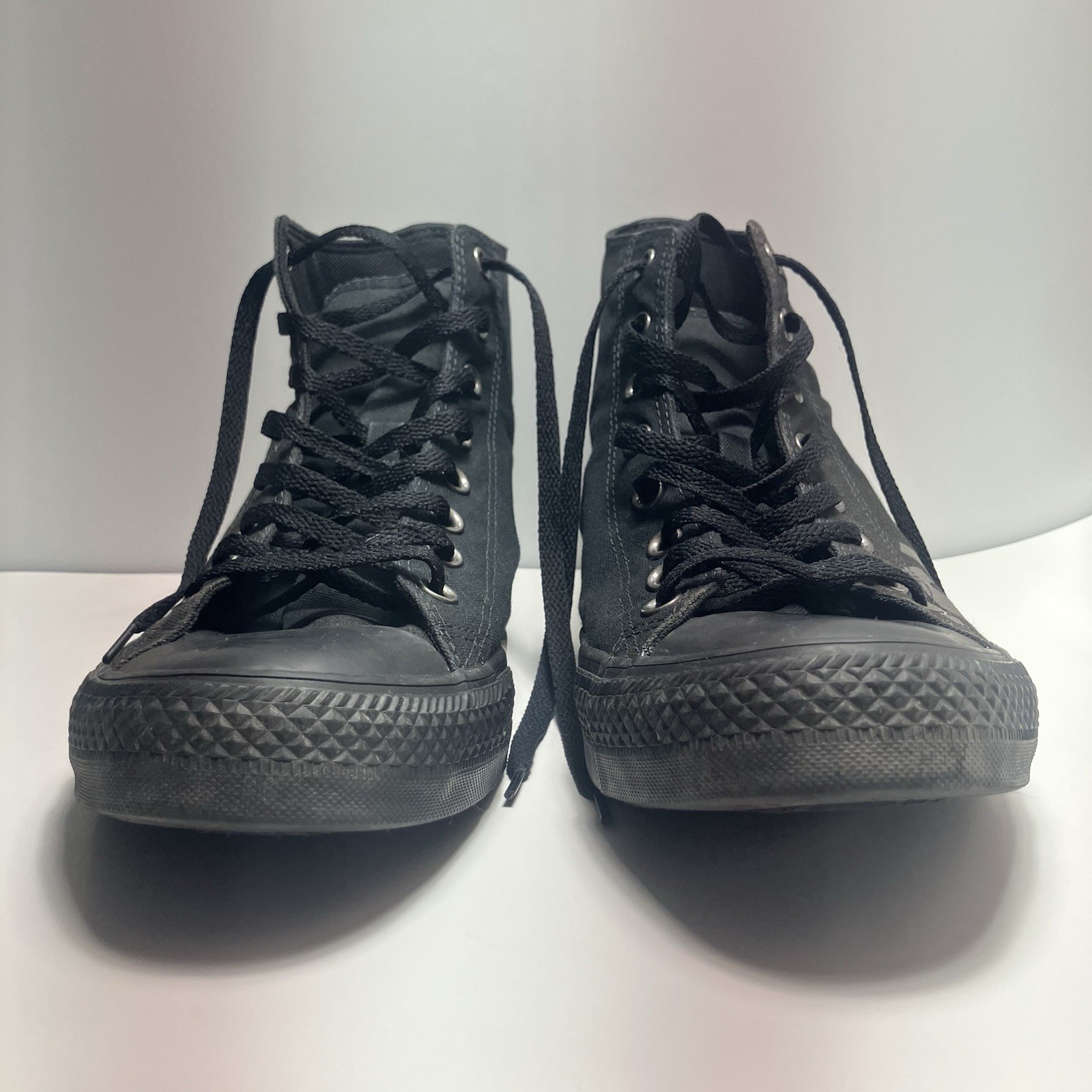 Black Converse Chuck Taylor Size 11M 13W All Star gunmetal Wordmark 2.0 Sneakers thumbnail 3