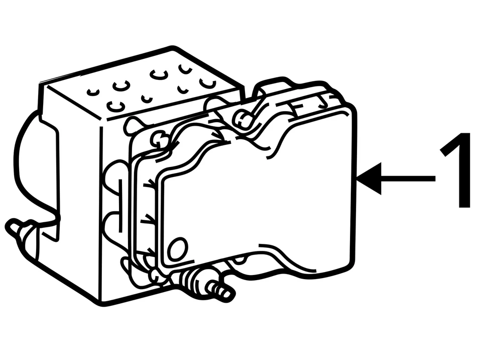 FITS 2005-2006 PONTIAC VIBE VALVE BRK PRESS MOD(W/ELEK 88973937 -  NEW OEM - Image 3 of 3