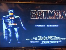 Batman Nintendo NES Game and Box Tested